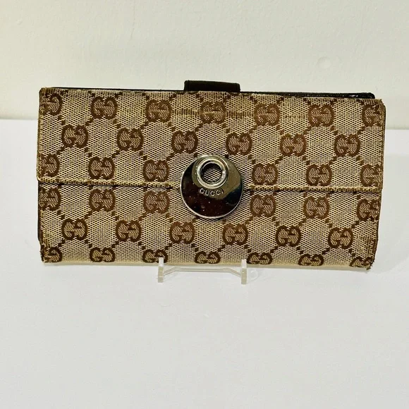 Gucci Brown Monogram wallet - Picture 13 of 15